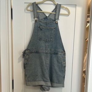 Hollister Blue Denim Overalls